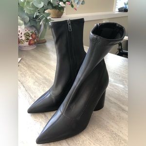 Black ankle boots